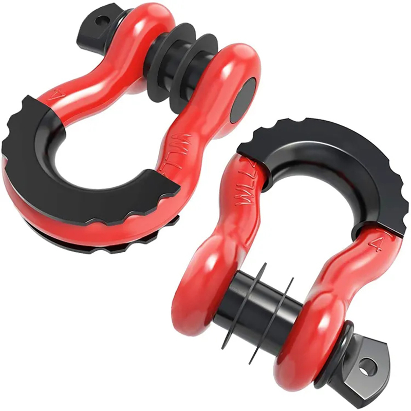 Umsebenzi osindayo 4.75t wakha ama-D Ring Bow Shackle Towing Shackles