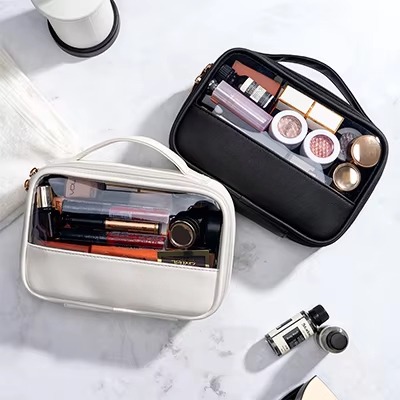 Прозрачная косметичка для путешествий: компактный дизайн, идеальный порядок и быстрый доступ