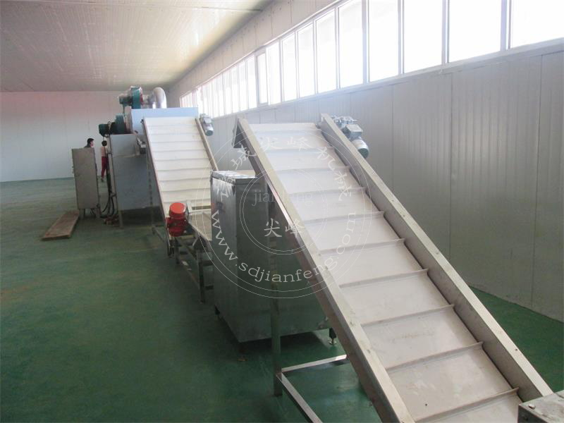 Фотографии места установки оборудования для переработки обезвоженных хлопьев чили.