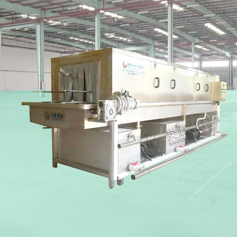 Пример использования стиральной машины для пищевых ящиков Jiangsu Huixiang