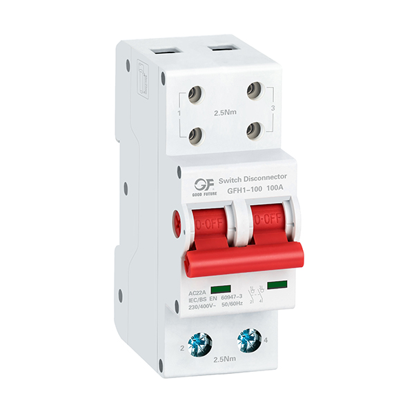 Разъединитель GFH1-100 (с одним/двумя винтовыми зажимами)