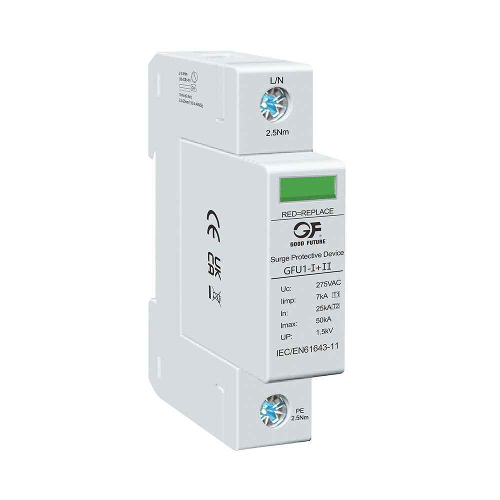 Устройство защиты от перенапряжений (УЗИП) комбинированное (I+II) для сетей переменного тока GFU1Z-Ⅰ+Ⅱ