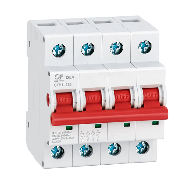 Разъединитель GFH1-125 (без U-образной шины)