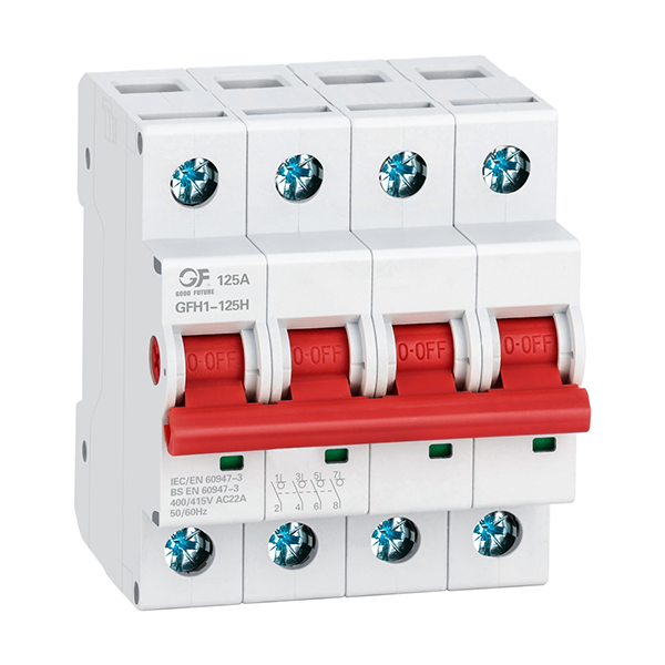 Разъединитель GFH1-125H (с U-образной шиной)