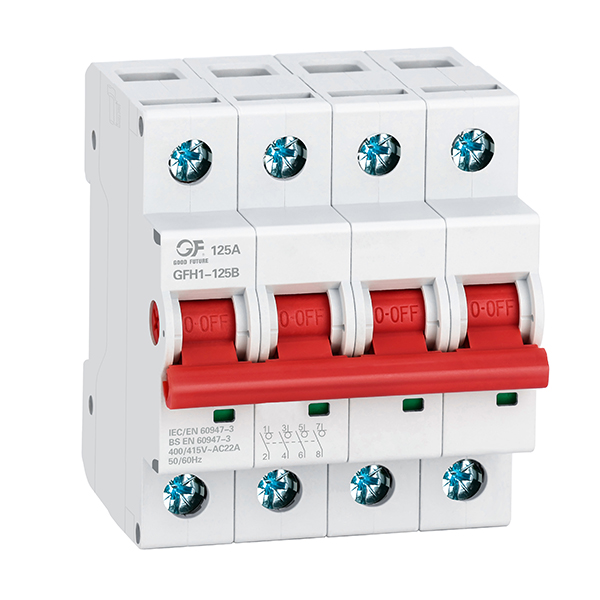Разъединитель GFH1-125B (с присоединением, аналогичным автоматическому выключателю)