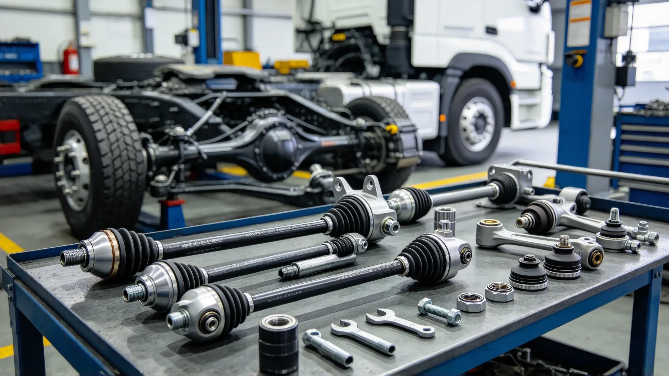 Рулевые тяги и наконечники для грузового автомобиля MAN 7.5T