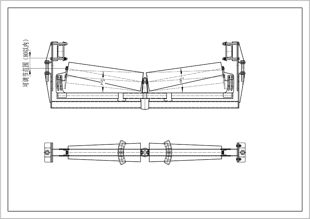 B=1400 Самонастраивающее двухстороннее нижнее корректирующее