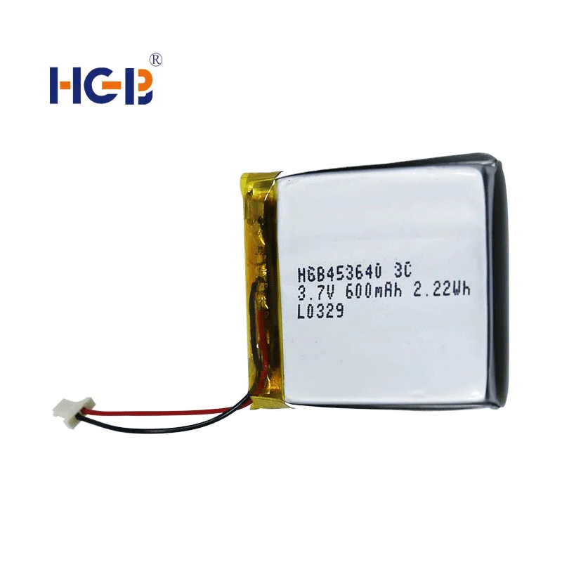 Плоский литий-полимерный аккумулятор 3,7 В 3C 600 мАч HGB453640
