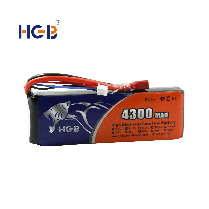 Радиоуправляемый аккумулятор 11,1 В 3S1P 20C 4300 мАч HGB7243125