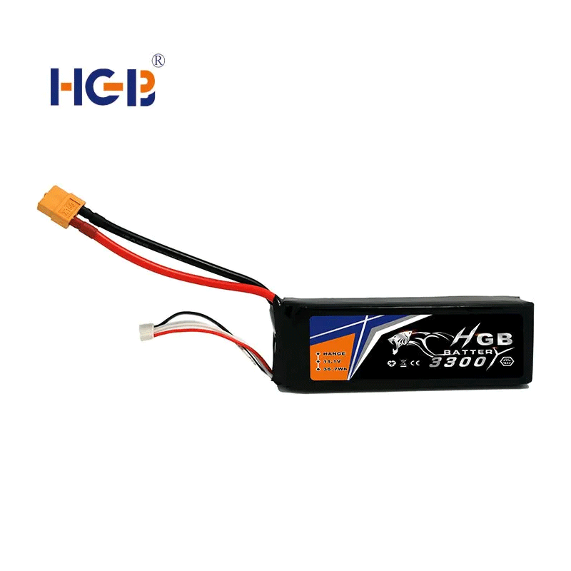 Радиоуправляемый аккумулятор 11,1 В 3S1P 30C 3300 мАч HGB8543125