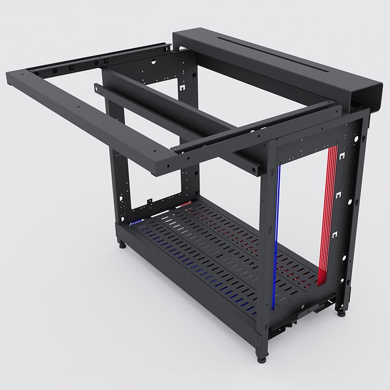 Консоль управления командным центром против офисной мебели