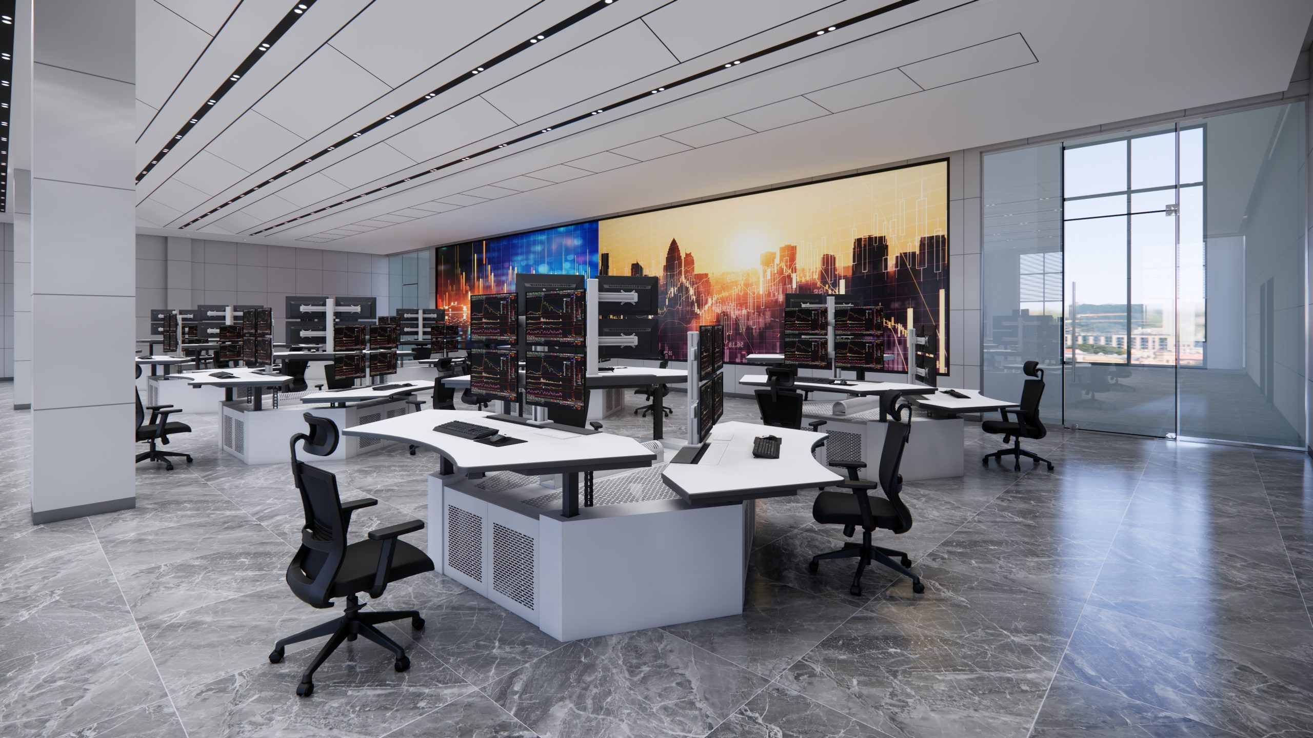 control room consoles