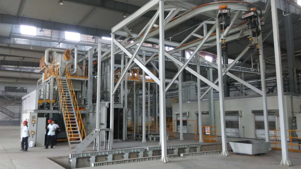 QT37 серия дробеструйный очиститель для строительной техники