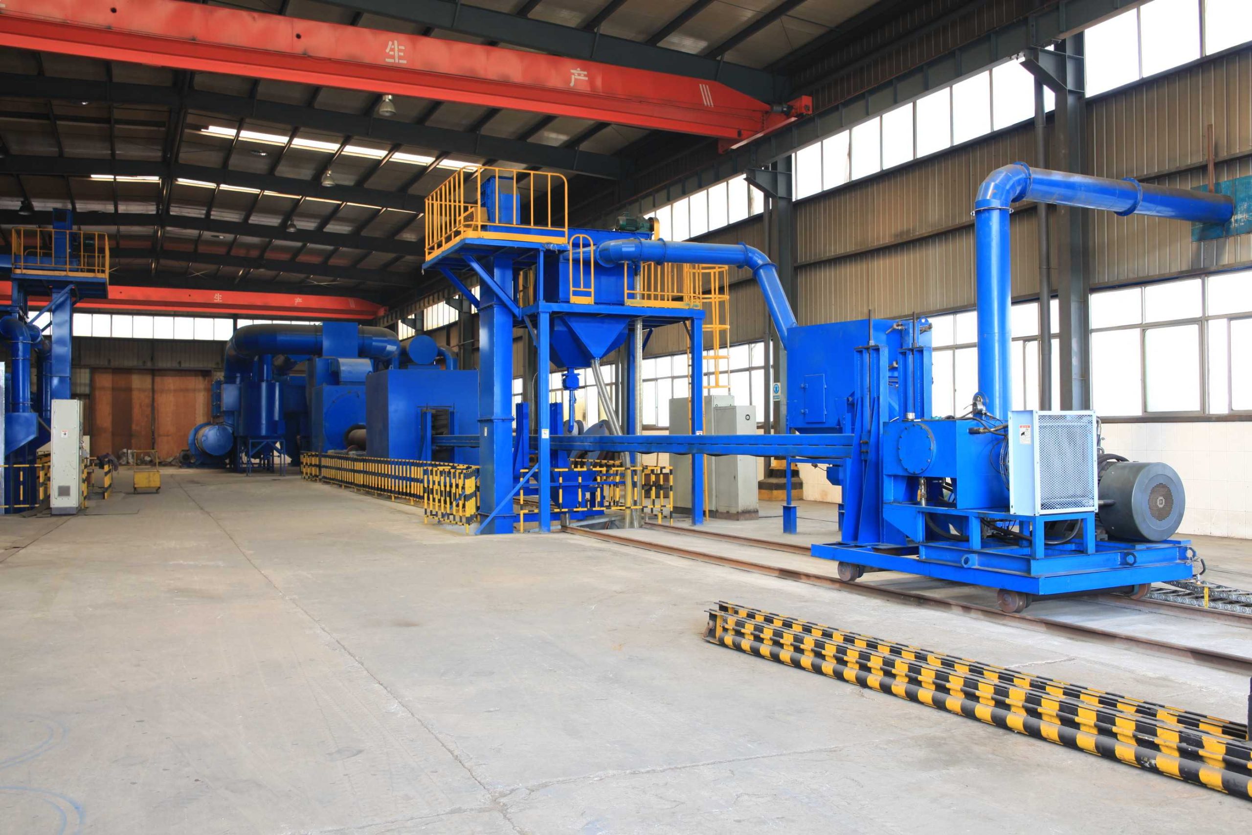 QGN серия дробеструйный очиститель для внутренней