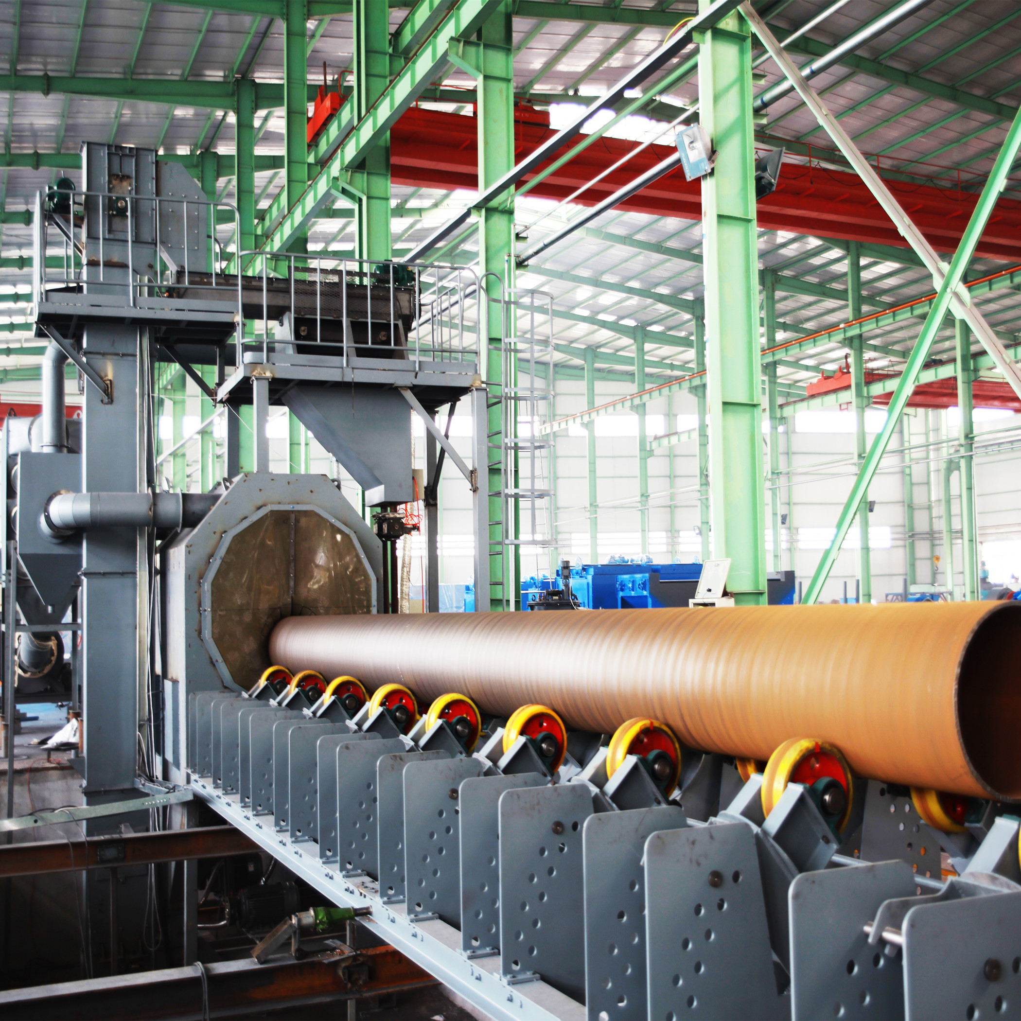 QGW серия дробеструйный очиститель для наружной стенки труб-1 (2)