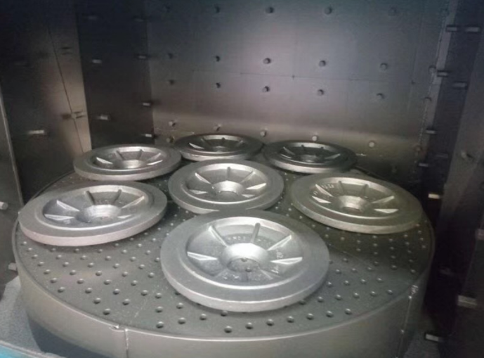 После дробеструйной обработки