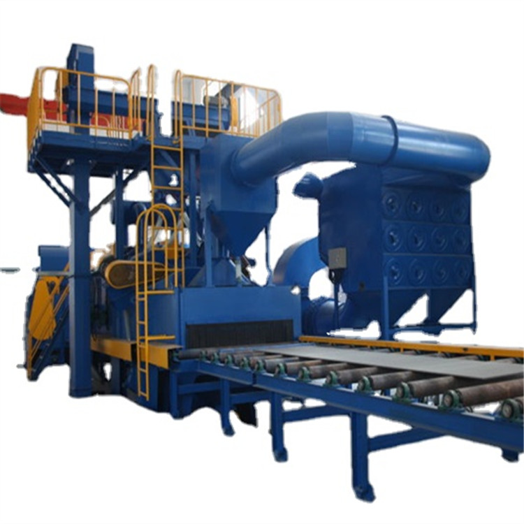 Q69 серия дробеструйный очиститель для стальных плит и профилей