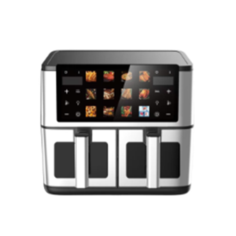 Аэрофритюрница GSE039 двойной емкости (4,0 л + 4,0 л) оснащена большим экраном iPad.