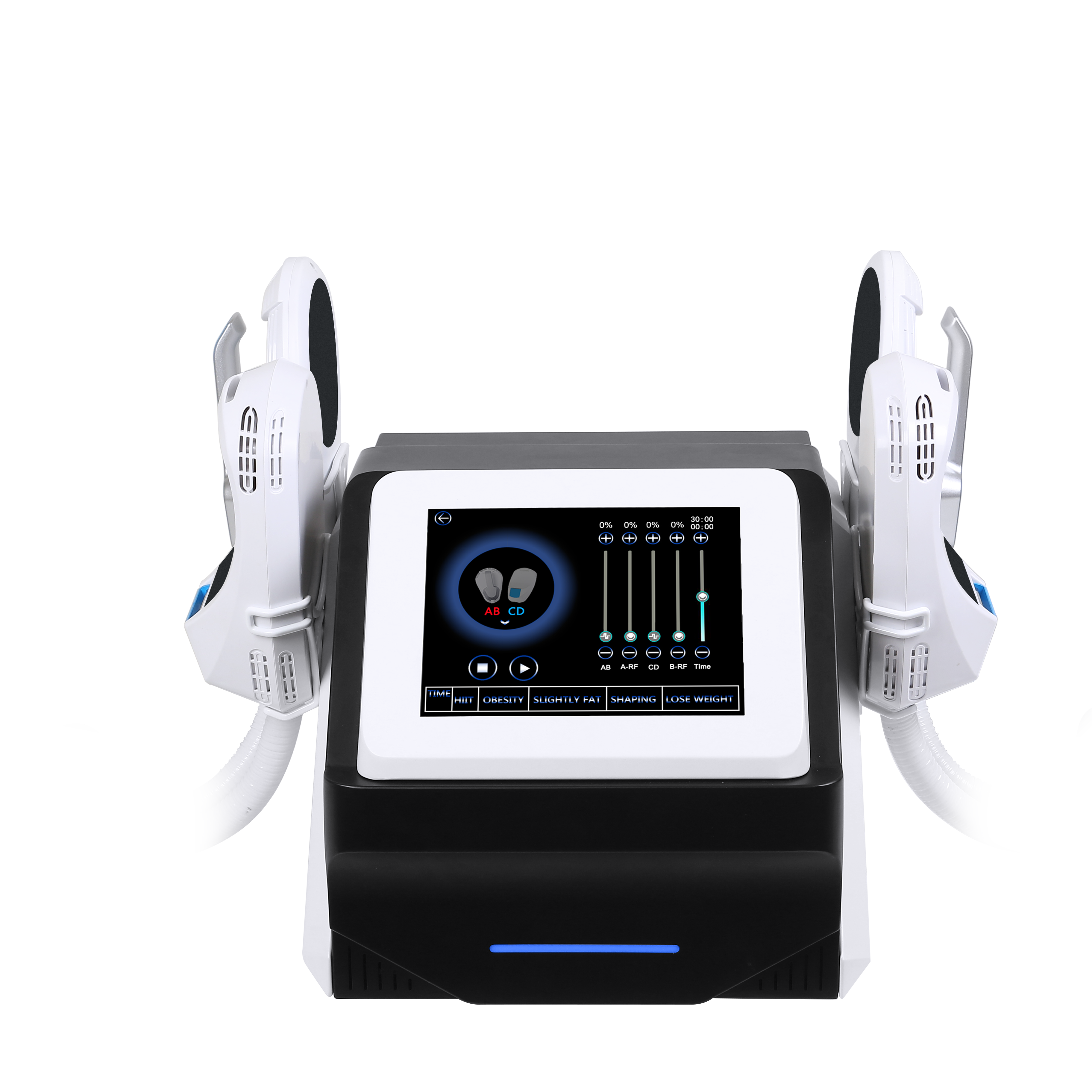 Настольный 4-х ручный Neo RF Sculpt Body EMSLIM аппарат для уменьшения целлюлита и стимуляции мышц, салонный аппарат