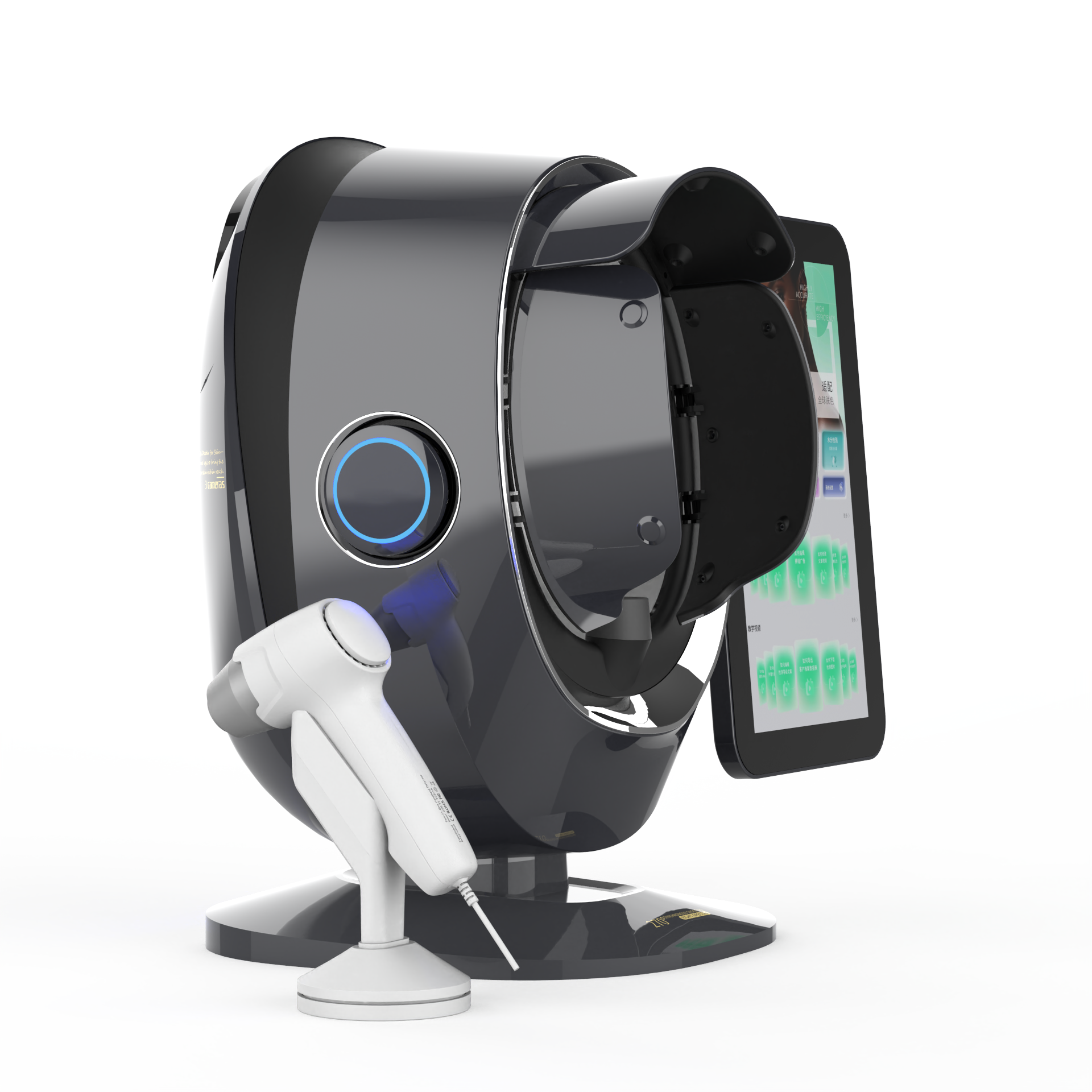 2026 Al Skin Analyzer Цифровой анализатор кожи Машина 3D тестер 18 показателей тестирования