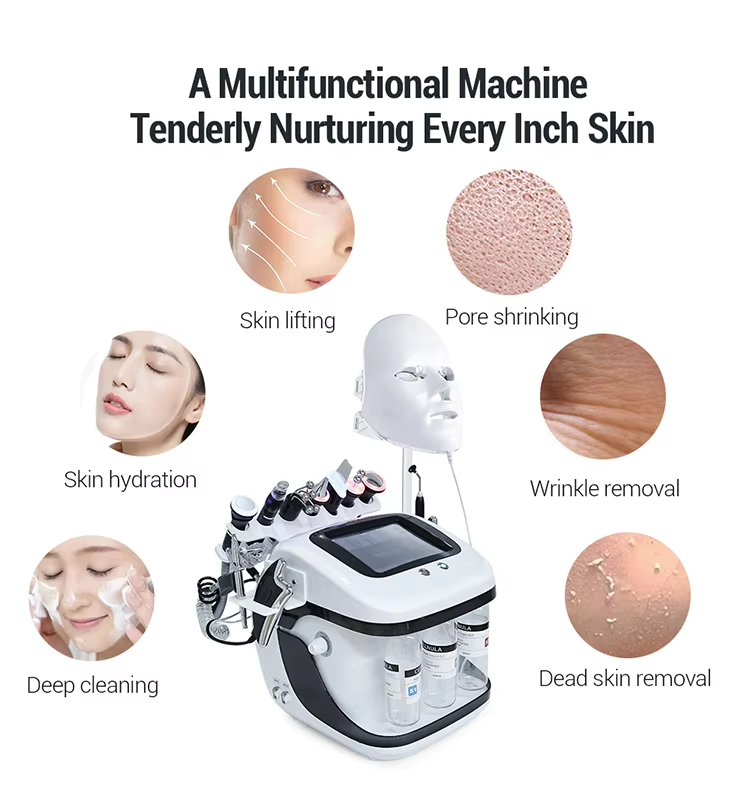 Косметологический комбайн Skin Care 10 в 1 по уходу за кожей лица и тела