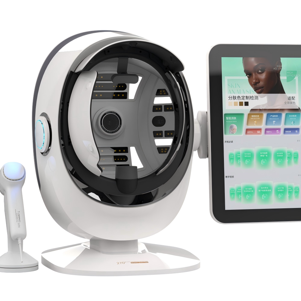2026 Al Skin Analyzer Цифровой анализатор кожи Машина 3D тестер 18 показателей тестирования