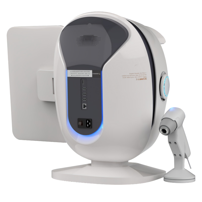2026 Al Skin Analyzer Цифровой анализатор кожи Машина 3D тестер 18 показателей тестирования