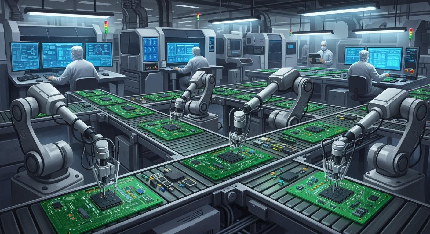 Как происходит производство печатных плат на современном заводе