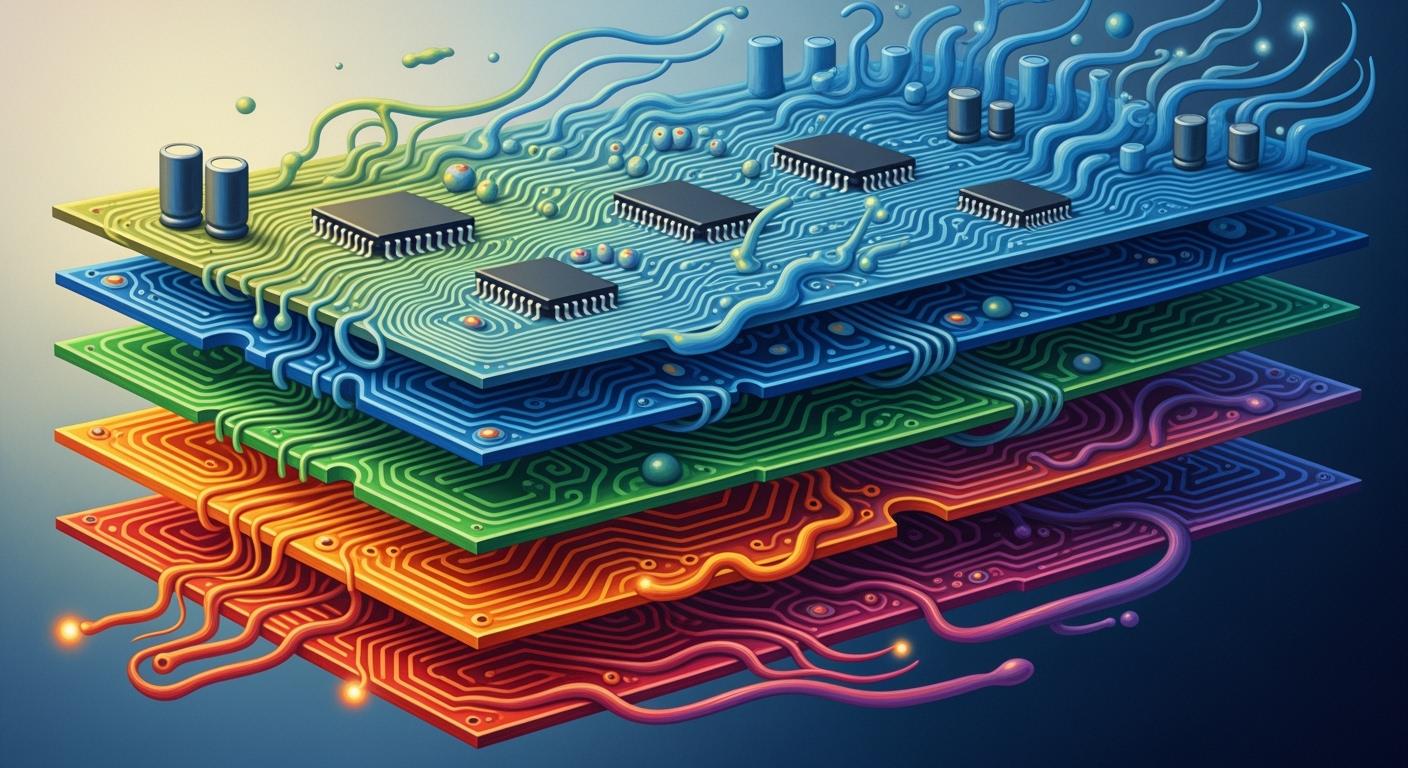 Определение многослойных печатных плат и их особенности
