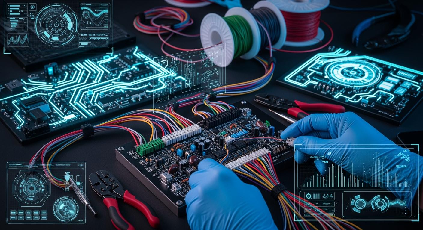 Услуги сборки кабельных и кабельных привязных плат