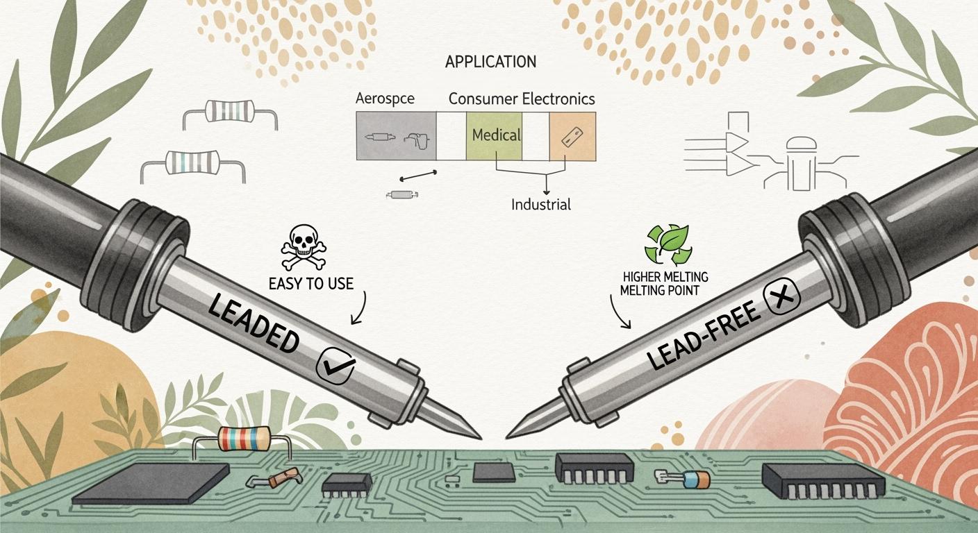 Свинцовый и бессвинцовый припой: плюсы, минусы и области применения