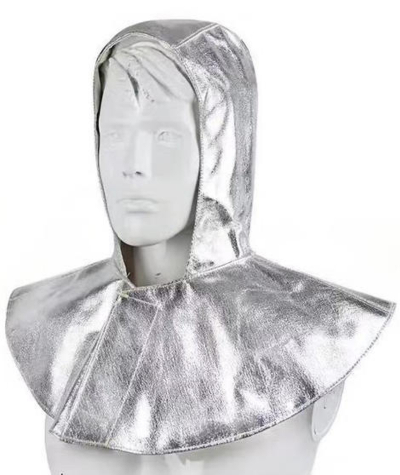 Алюминиевая фольга шапка-шарф универсальный размер серебристый