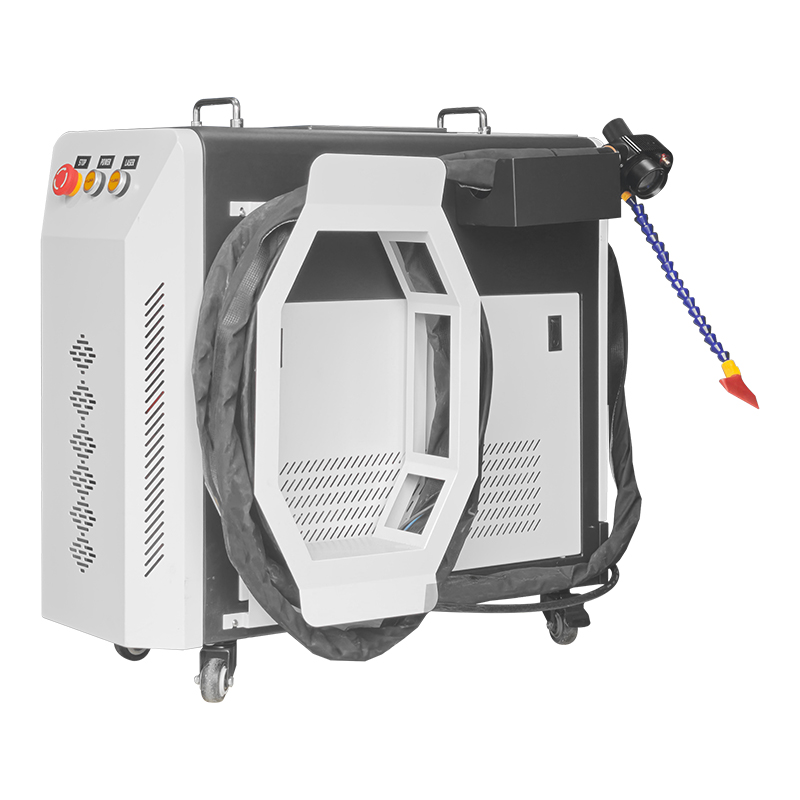 Каковы преимущества применения Компактный ручной импульсный лазерный очиститель с воздушным охлаждением в области производства пресс-форм?