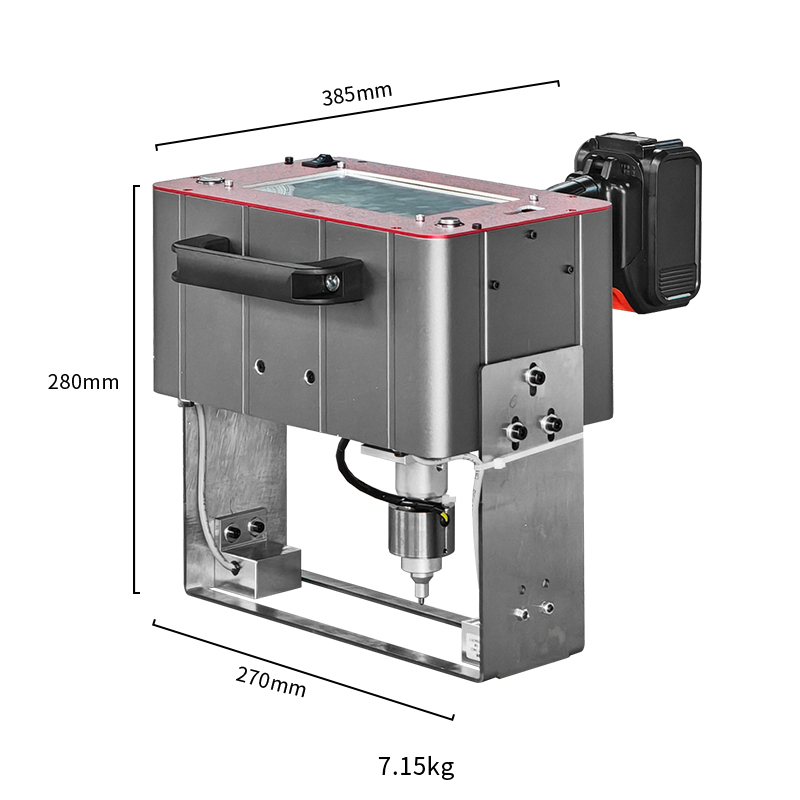 Портативная электрическая маркировочная машина 150x50mm K3 для точечной маркировки