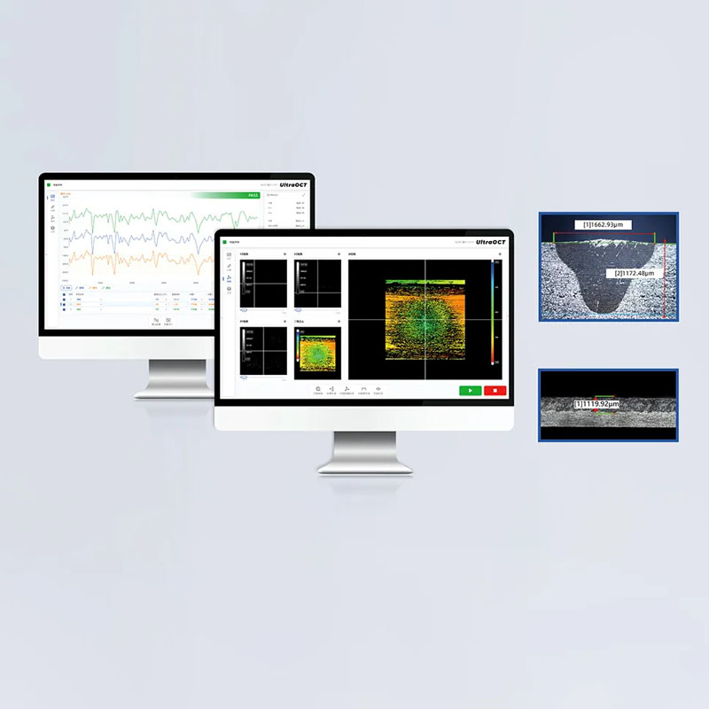 Система контроля глубины замочной скважины для лазерной сварки UltraOCT в режиме реального времени