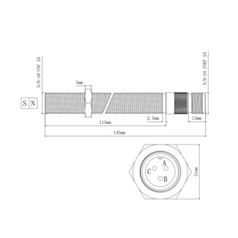Датчик положения распределительного вала CQ12 (эффект Холла)