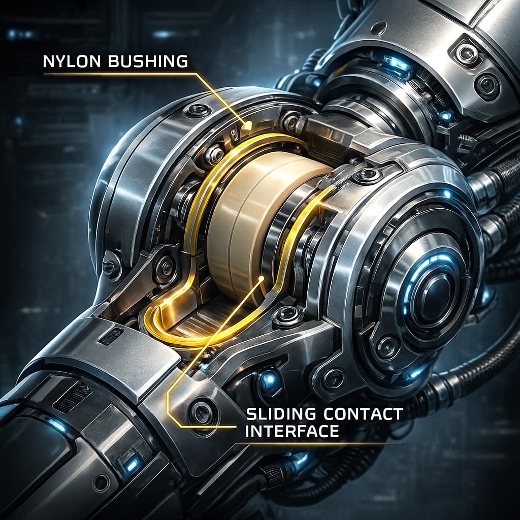 Анализ механизма применения высокоизносостойкого нейлона в суставах роботов и скользящих узлах