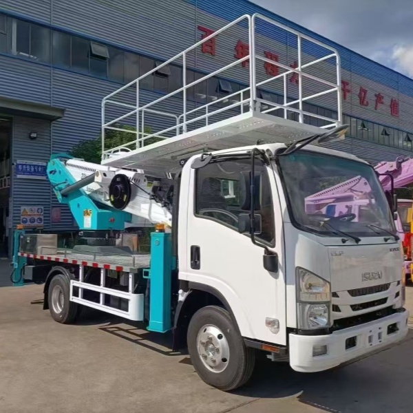 isuzu kv100 автовышка