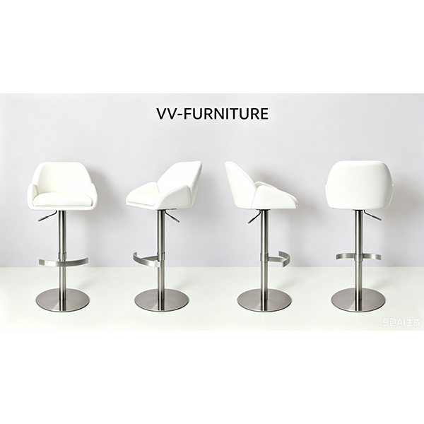 Барный стул VV FURNITURE с регулировкой высоты: доступная роскошь и мастерское исполнение для комфортного сидения.