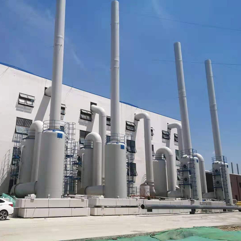Абсорбционная колонна для отходящих газов FRP