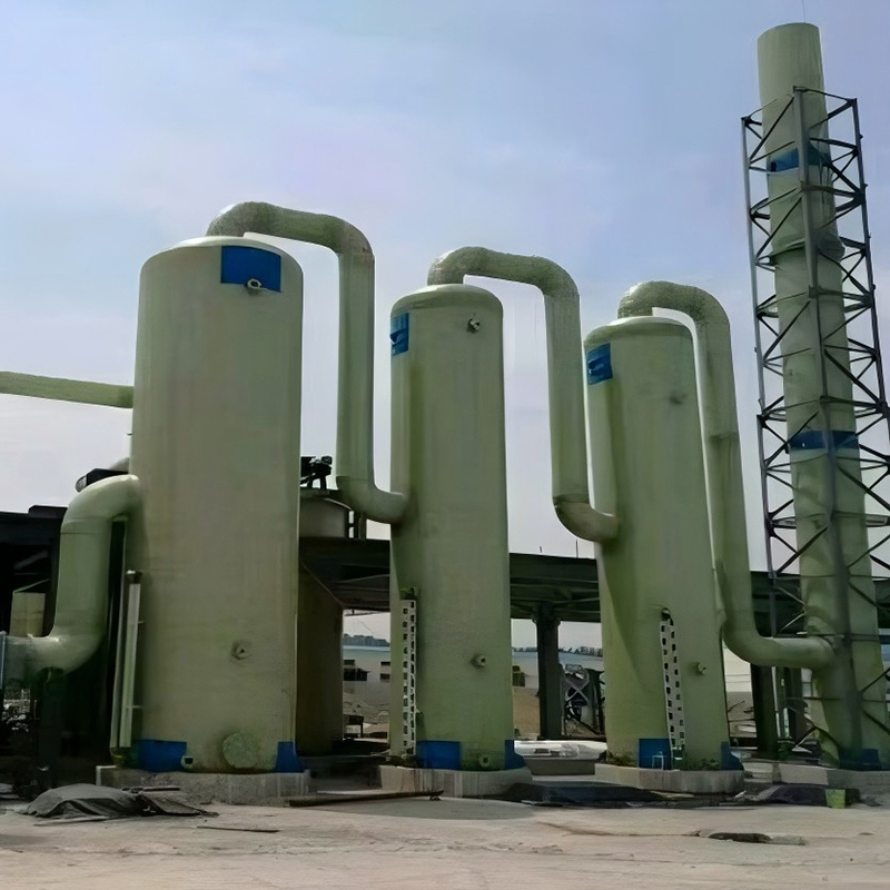 Абсорбционная колонна для отходящих газов FRP