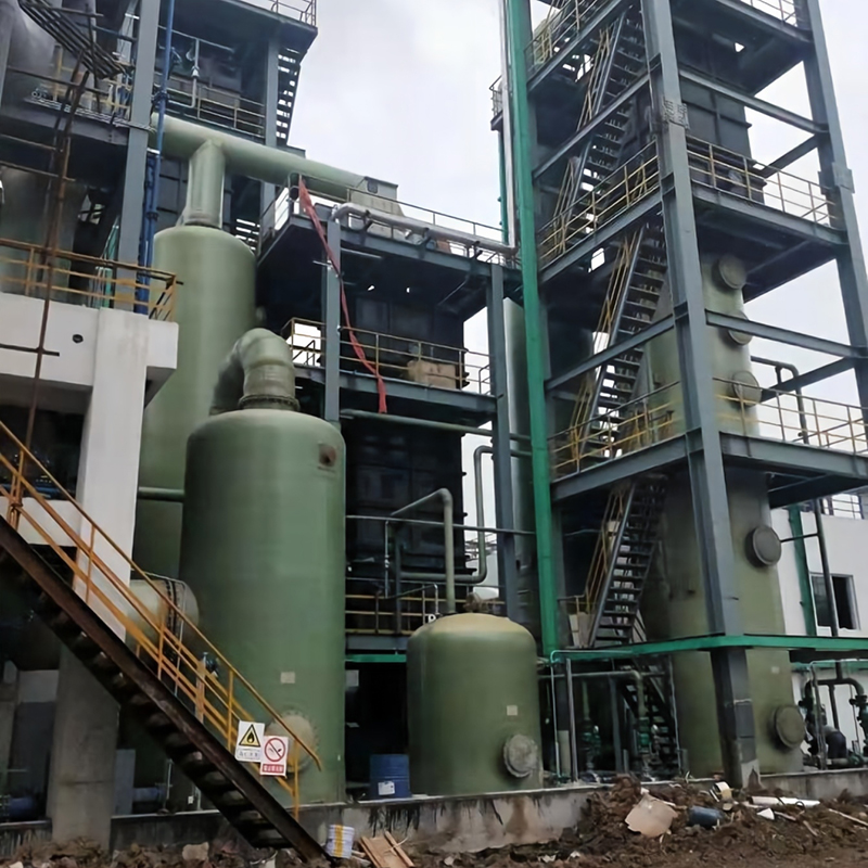 Абсорбционная колонна для отходящих газов FRP
