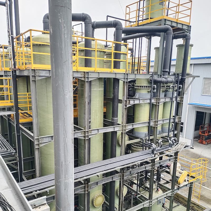 Абсорбционная колонна для отходящих газов FRP