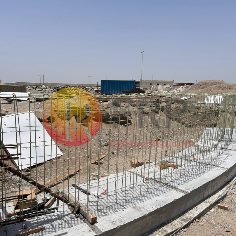 Проект морской дамбы в Омане: Волноломная стена с арматурой из стекловолокна