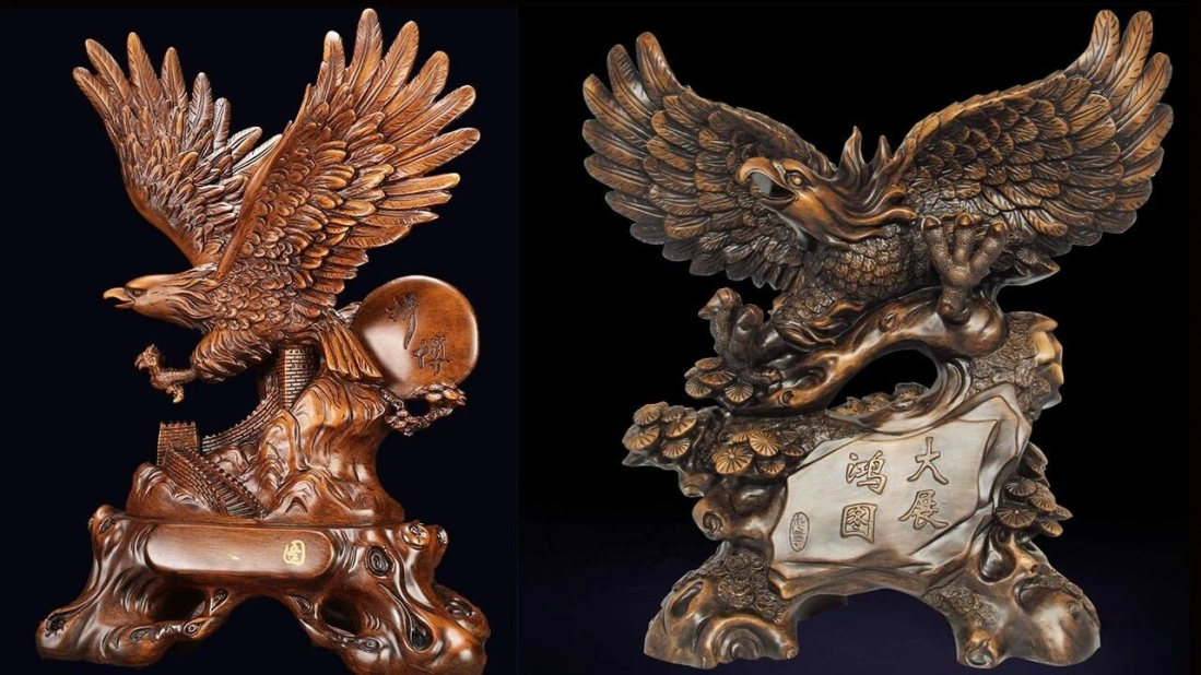 Рис. 7: образцы изделий из полиэфирной смолы]