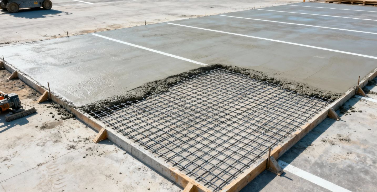 Бетонное дорожное покрытие