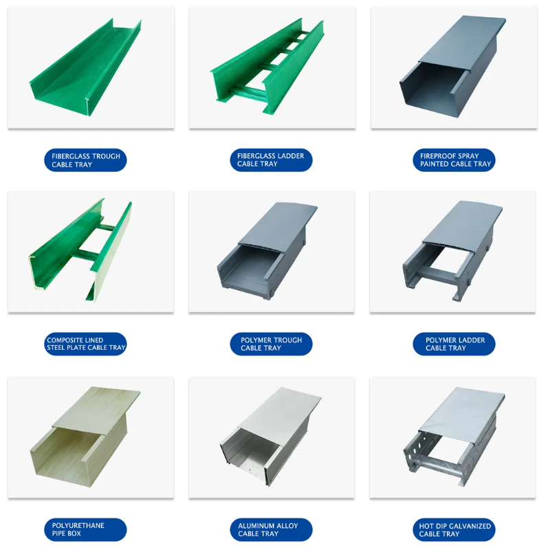 Стеклопластиковый кабельный лоток