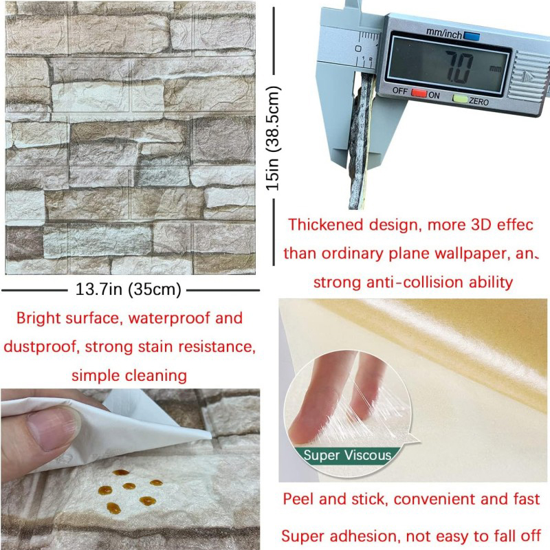 3D обои из вспененного материала