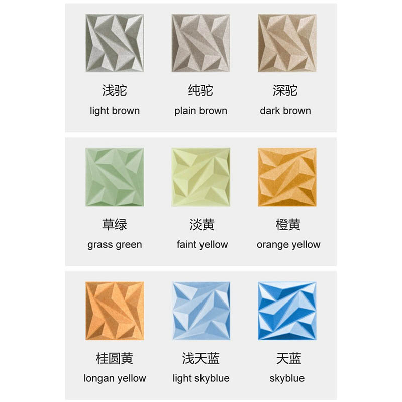 3D полиэфирная акустическая панель для стен