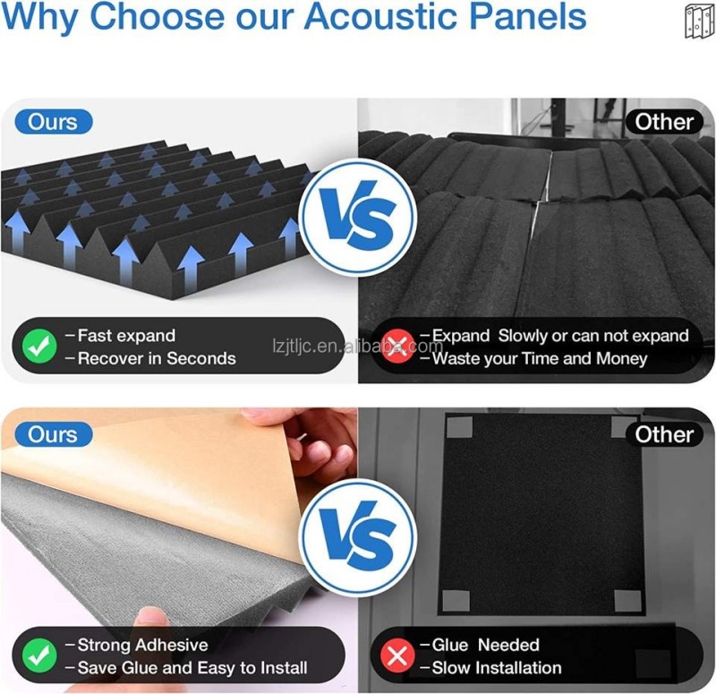 Акустические панели с ромбовидным дизайном для студии 2 (6)